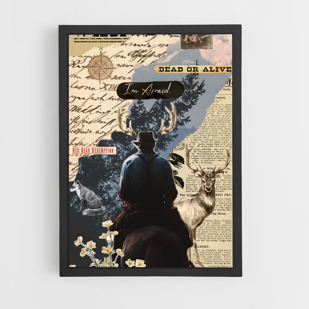 Poster Red dead – affiche Red Dead Redemption (vue 2)